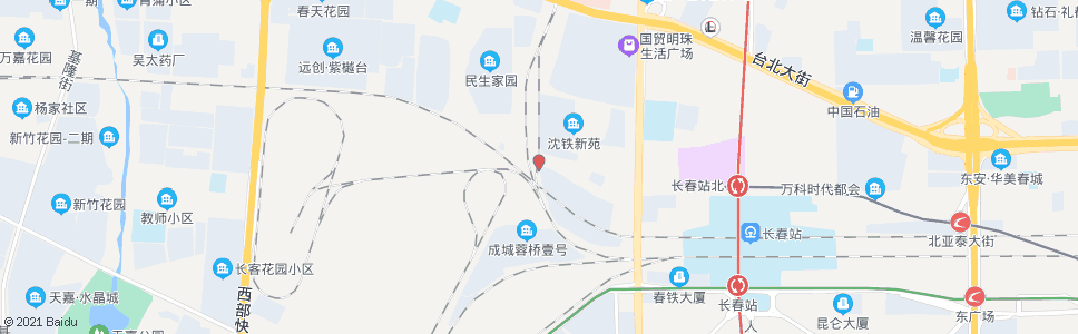 长春铁北二路(东)_公交站地图_长春公交_妙搜公交查询2025