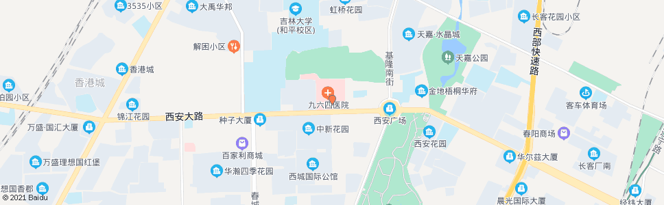 长春二零八医院_公交站地图_长春公交_妙搜公交查询2024