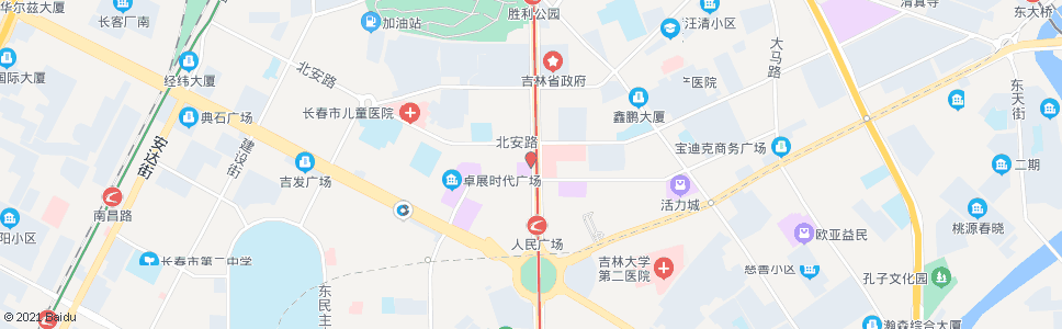 长春重庆路(长百大楼)_公交站地图_长春公交_妙搜公交查询2025