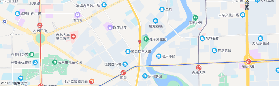 长春东二道街_公交站地图_长春公交_妙搜公交查询2025