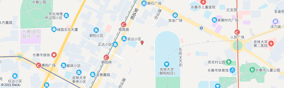 长春建设街_公交站地图_长春公交_妙搜公交查询2024