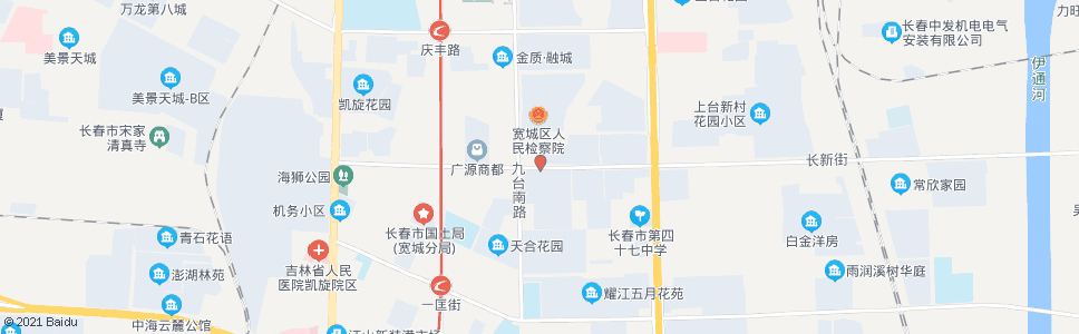 长春九台北路_公交站地图_长春公交_妙搜公交查询2025