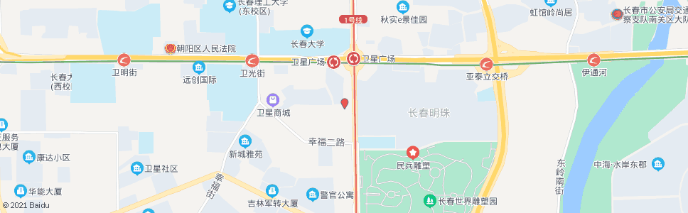 长春幸福一路_公交站地图_长春公交_妙搜公交查询2024