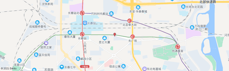 长春东三条_公交站地图_长春公交_妙搜公交查询2025