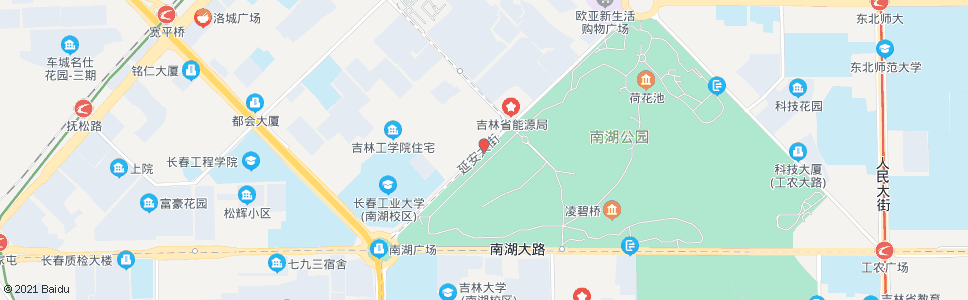 长春高科技宿舍_公交站地图_长春公交_妙搜公交查询2024