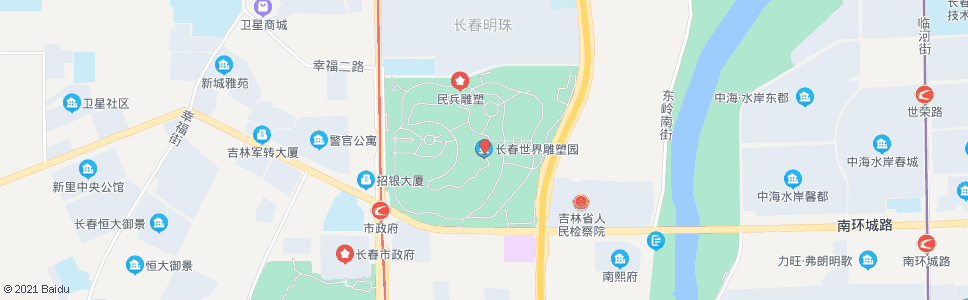 长春雕塑公园_公交站地图_长春公交_妙搜公交查询2025