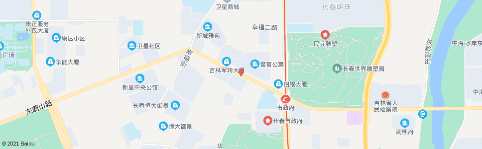 长春市府西街_公交站地图_长春公交_妙搜公交查询2024