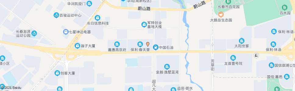 长春创信街_公交站地图_长春公交_妙搜公交查询2025