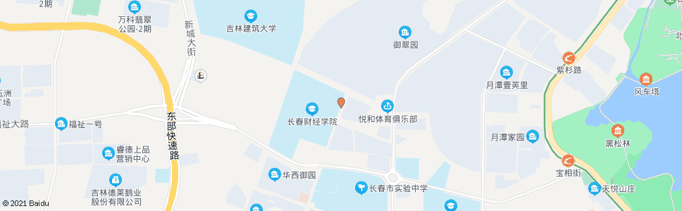 长春装甲兵学院(东门)_公交站地图_长春公交_妙搜公交查询2025