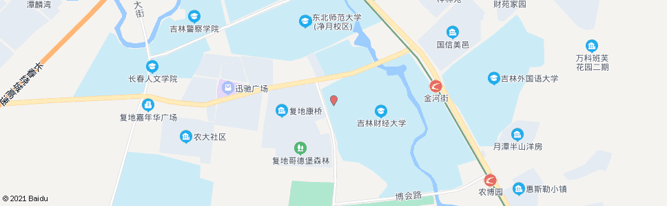 长春长春税务学院_公交站地图_长春公交_妙搜公交查询2024