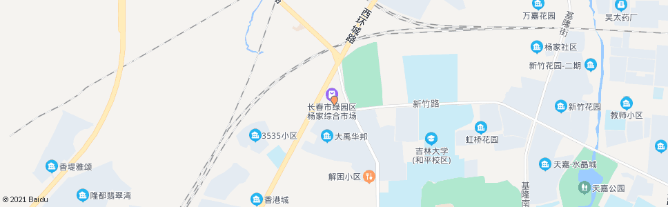 长春青州路市场_公交站地图_长春公交_妙搜公交查询2024