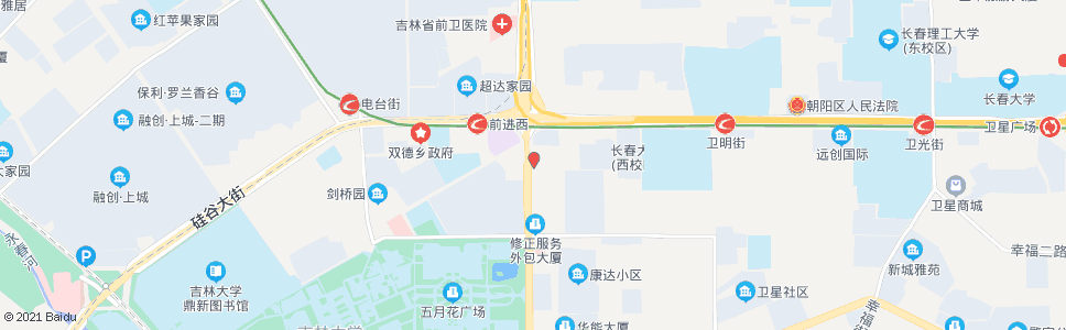 长春卫星路(沃尔玛前进店)_公交站地图_长春公交_妙搜公交查询2024