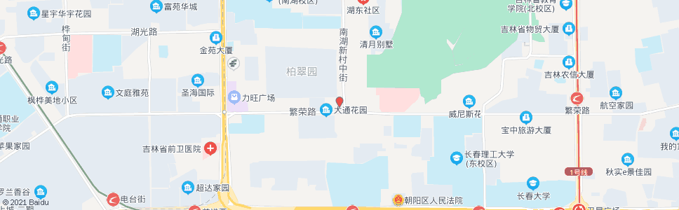 长春黄洼学校_公交站地图_长春公交_妙搜公交查询2024