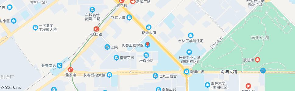 长春长春工程学院_公交站地图_长春公交_妙搜公交查询2025