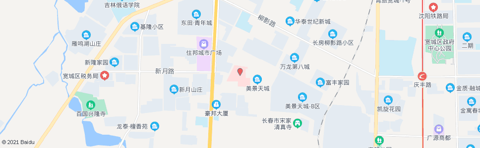 长春新月东路(武警医院)_公交站地图_长春公交_妙搜公交查询2024