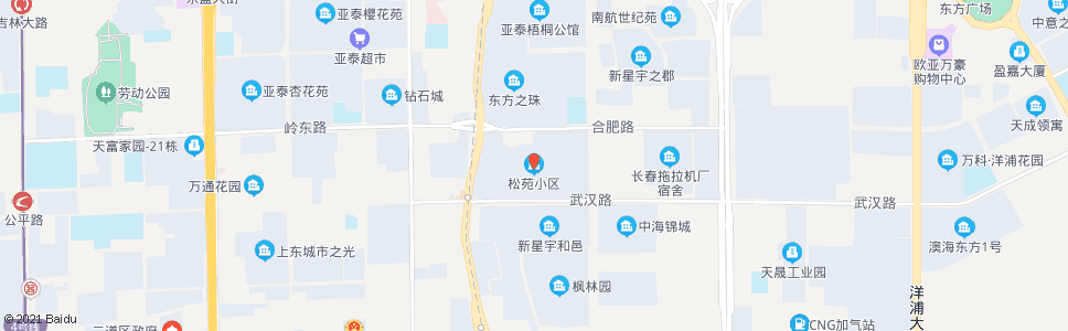 长春松苑小区_公交站地图_长春公交_妙搜公交查询2024