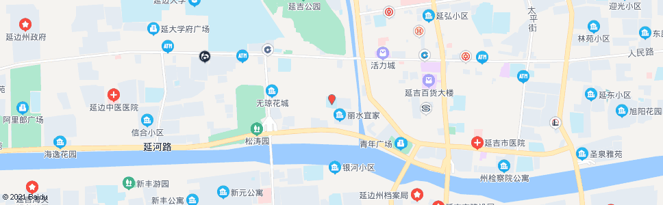 延边梨花小学_公交站地图_延边公交_妙搜公交查询2024