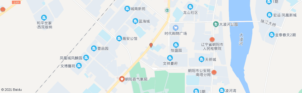 朝阳珠江路小学_公交站地图_朝阳公交_妙搜公交查询2024