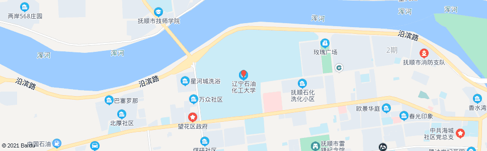 抚顺石油学院(东)_公交站地图_抚顺公交_妙搜公交查询2025