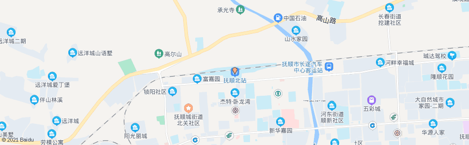 抚顺北市场_公交站地图_抚顺公交_妙搜公交查询2025