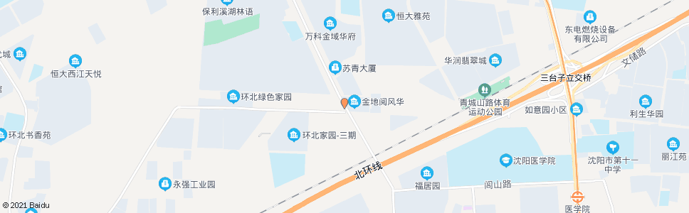 沈阳怒江北街青城山路_公交站地图_沈阳公交_妙搜公交查询2025