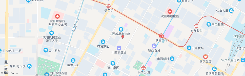 沈阳南七路兴顺街_公交站地图_沈阳公交_妙搜公交查询2024