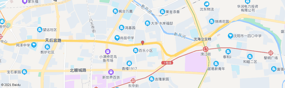 沈阳草仓路小什字街_公交站地图_沈阳公交_妙搜公交查询2024