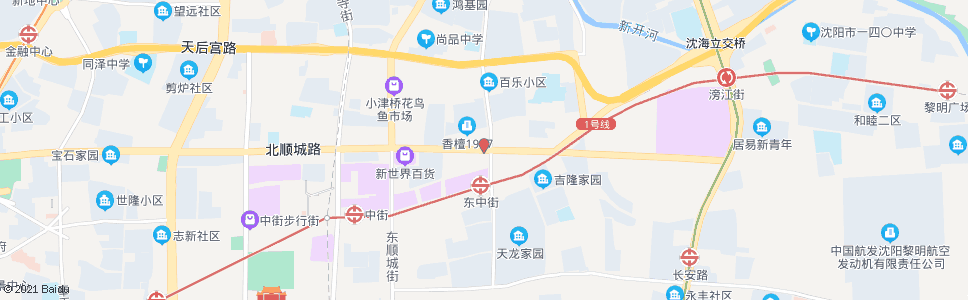 沈阳津桥路小什字街_公交站地图_沈阳公交_妙搜公交查询2024