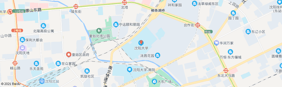 沈阳沈阳大学(联合路)_公交站地图_沈阳公交_妙搜公交查询2024