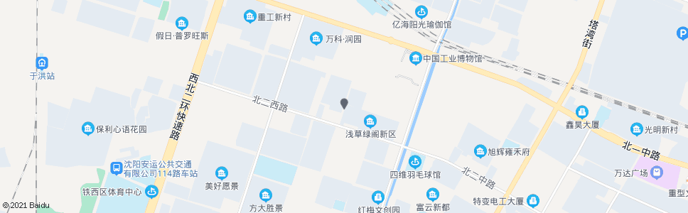 沈阳北启工街二西路_公交站地图_沈阳公交_妙搜公交查询2024