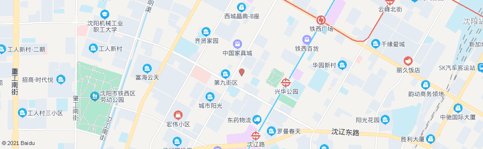 沈阳南九路九路市场_公交站地图_沈阳公交_妙搜公交查询2024