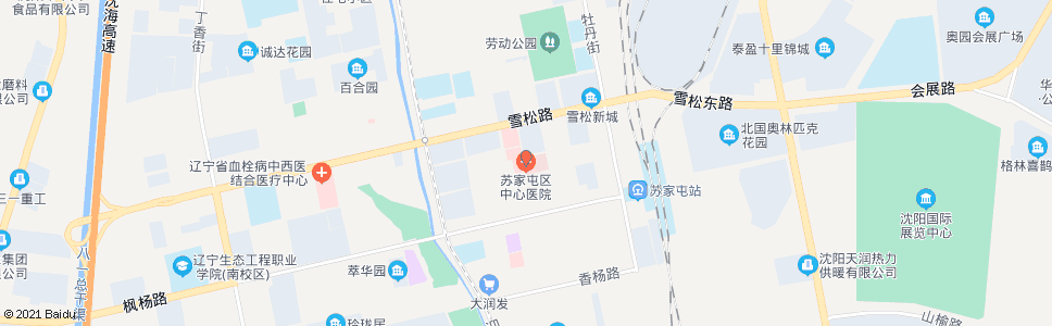 沈阳苏家屯区医院_公交站地图_沈阳公交_妙搜公交查询2024