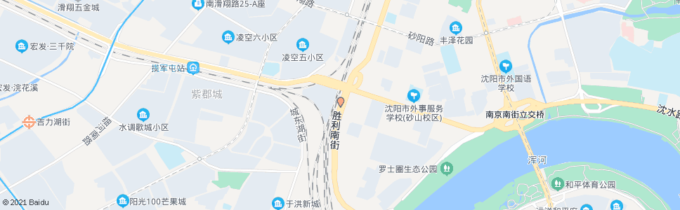 沈阳胜利大街玉屏路_公交站地图_沈阳公交_妙搜公交查询2024