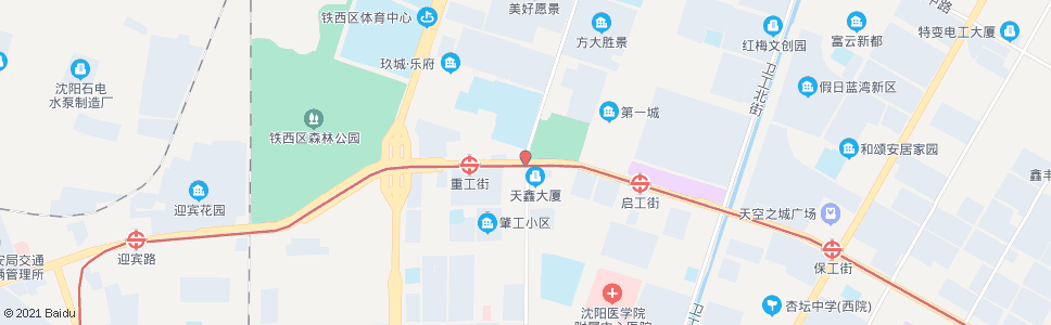 沈阳建设大路肇工街_公交站地图_沈阳公交_妙搜公交查询2024