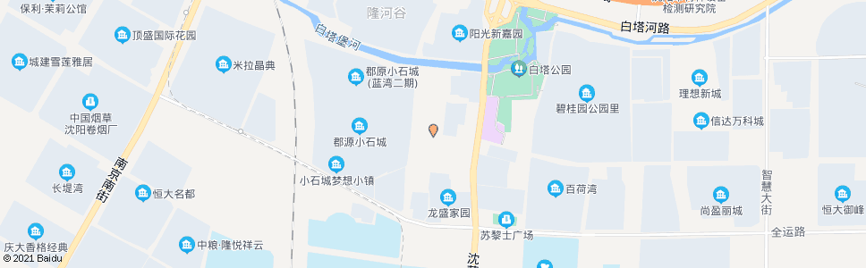 沈阳白塔三街高深路_公交站地图_沈阳公交_妙搜公交查询2024