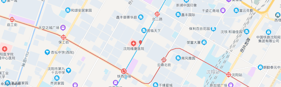 沈阳兴华街北四路_公交站地图_沈阳公交_妙搜公交查询2025