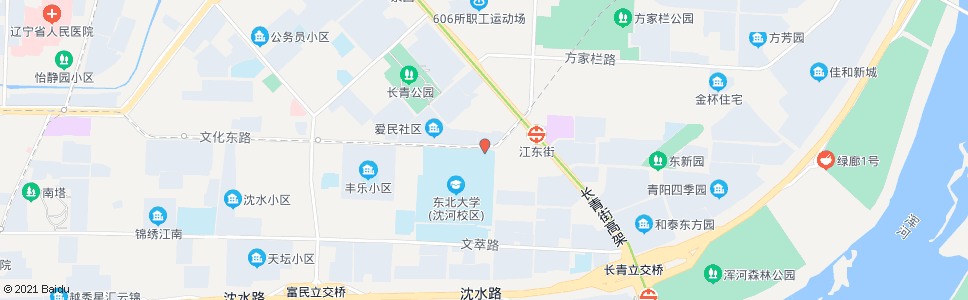 沈阳黄金学院_公交站地图_沈阳公交_妙搜公交查询2024