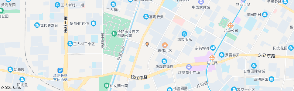 沈阳南十三路齐贤街_公交站地图_沈阳公交_妙搜公交查询2024