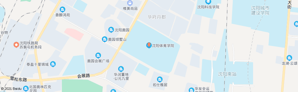 沈阳沈阳体育学院_公交站地图_沈阳公交_妙搜公交查询2024