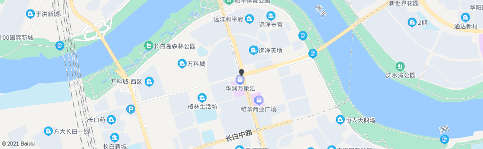 沈阳南京街长白西路_公交站地图_沈阳公交_妙搜公交查询2024