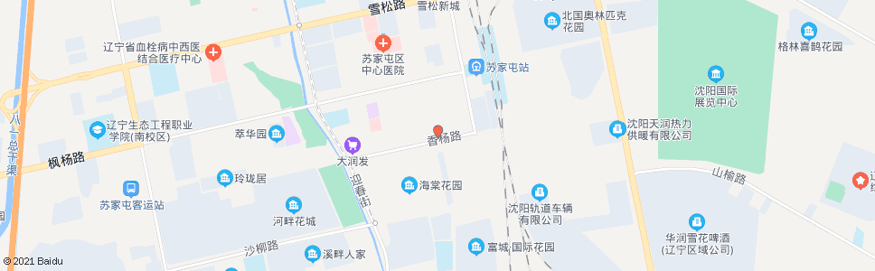 沈阳玫瑰街香杨路_公交站地图_沈阳公交_妙搜公交查询2024