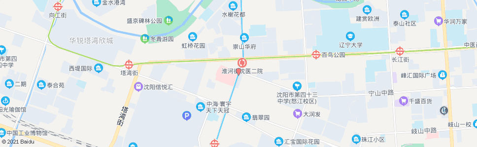 沈阳淮河街宁山路_公交站地图_沈阳公交_妙搜公交查询2024