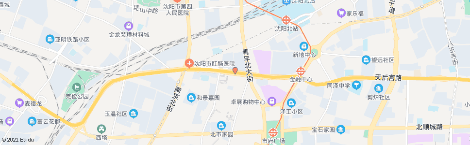 沈阳哈尔滨路青年北大街_公交站地图_沈阳公交_妙搜公交查询2025