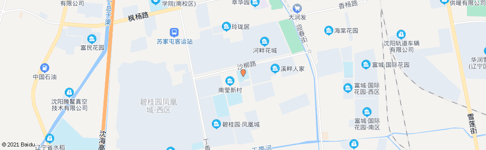 沈阳沙柳路小学_公交站地图_沈阳公交_妙搜公交查询2024