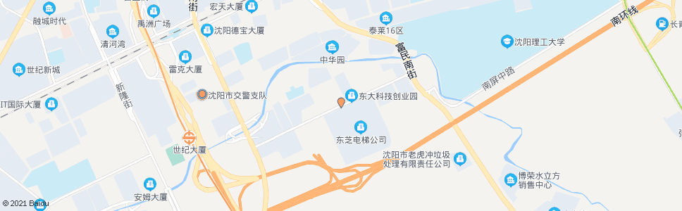 沈阳飞云路新岛街_公交站地图_沈阳公交_妙搜公交查询2024