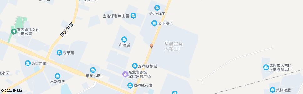 沈阳华晨汽车_公交站地图_沈阳公交_妙搜公交查询2024