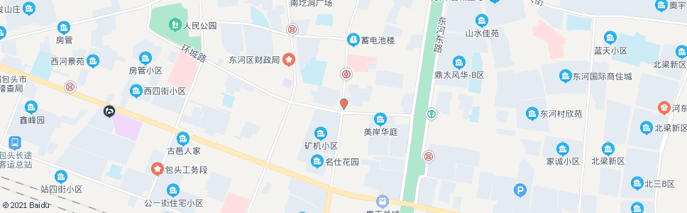 包头矿机宿舍_公交站地图_包头公交_妙搜公交查询2024