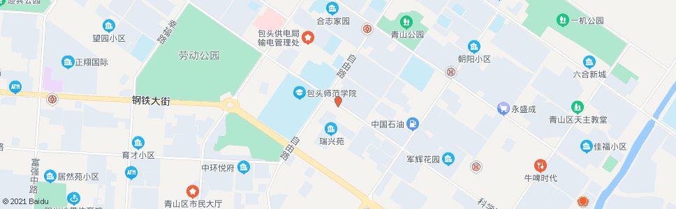 包头自由路与科学路口_公交站地图_包头公交_妙搜公交查询2025