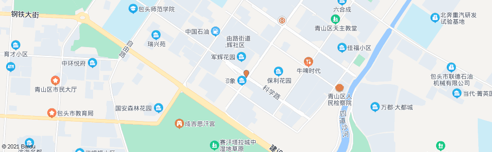 包头光辉假日酒店_公交站地图_包头公交_妙搜公交查询2025