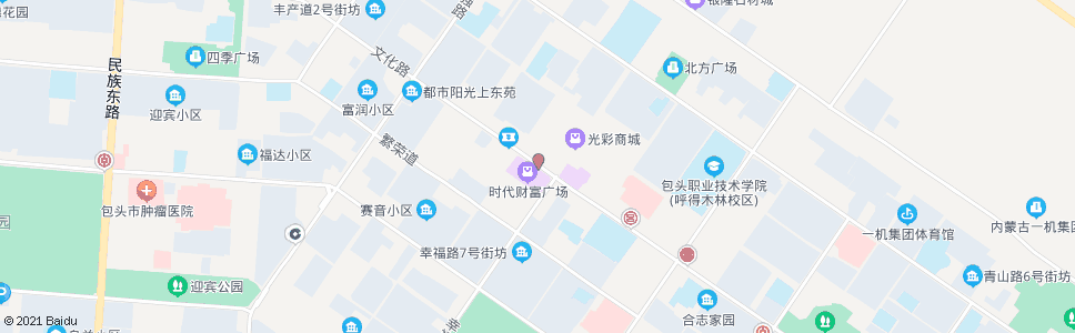 包头王府井青山店(文化路)_公交站地图_包头公交_妙搜公交查询2025